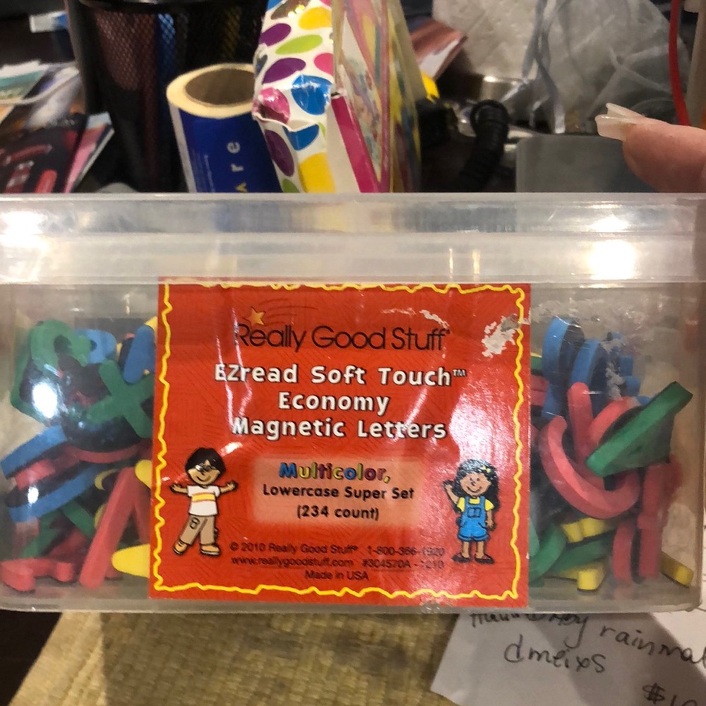 Really good stuff ezread soft touch magnetic ABCs